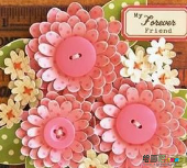 卡纸手工制作大全：卡纸花朵手工制作